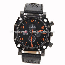 2015 New Quartz leather band Casual Luxury Sports OutDoor men Wrist watch